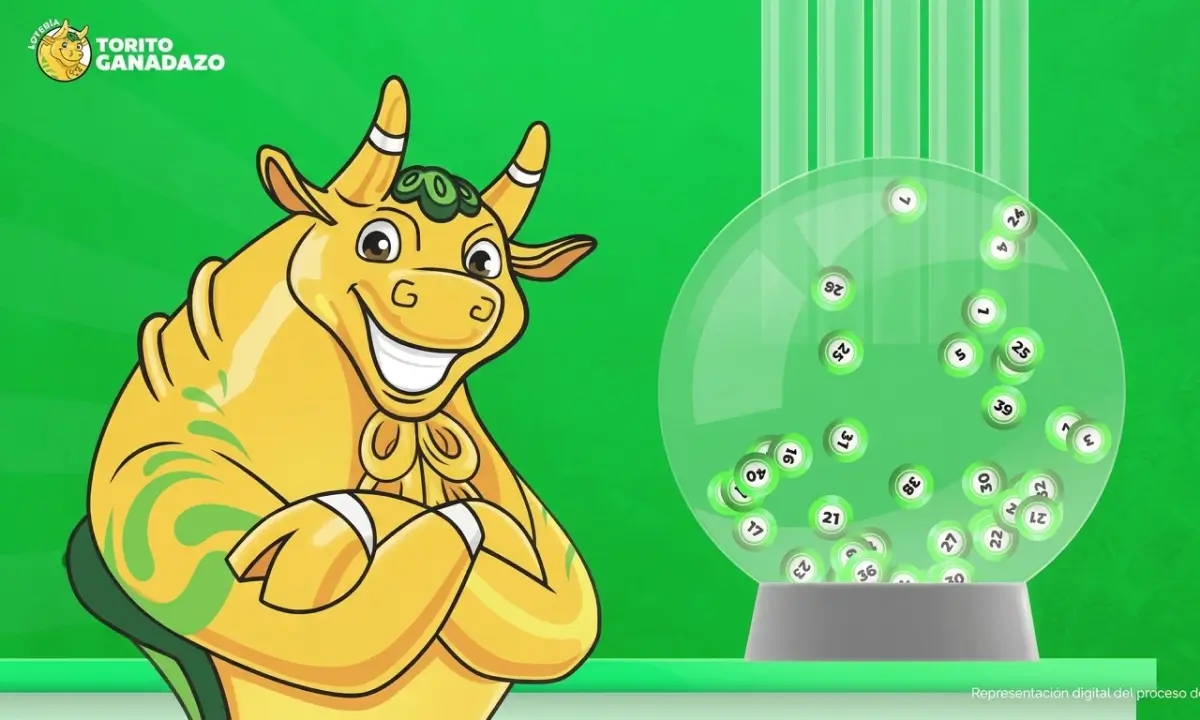 Representación gráfica del sorteo virtual para conseguir el premio mayor de Torito Ganadazo.